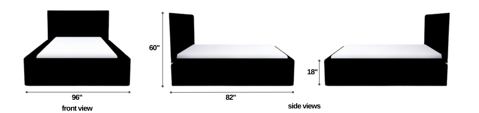 milani bed dimensions